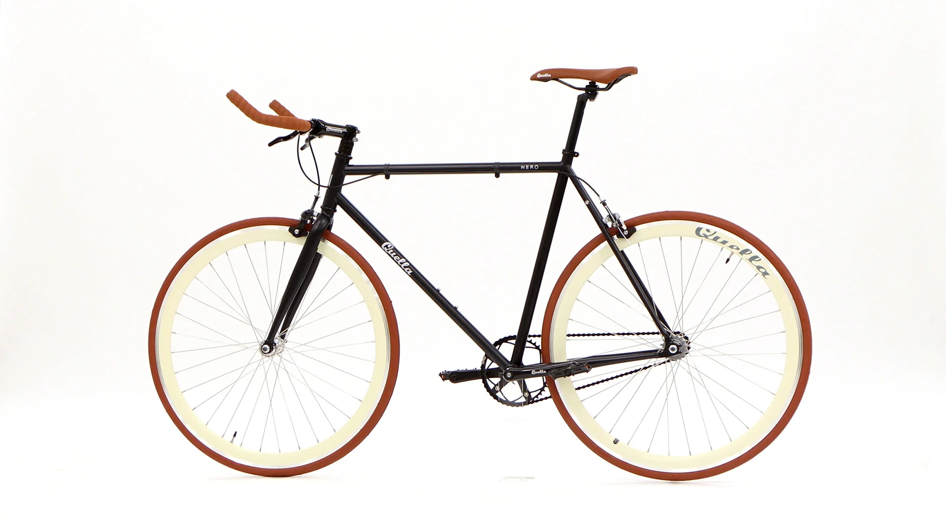 Nero Courier Cappuccino Single-Speed Bike - Image 46