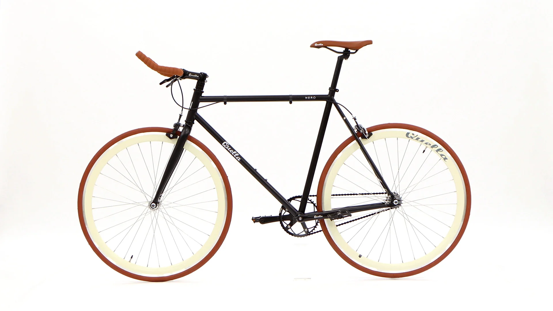 Nero Courier Cappuccino Single-Speed Bike - Image 48