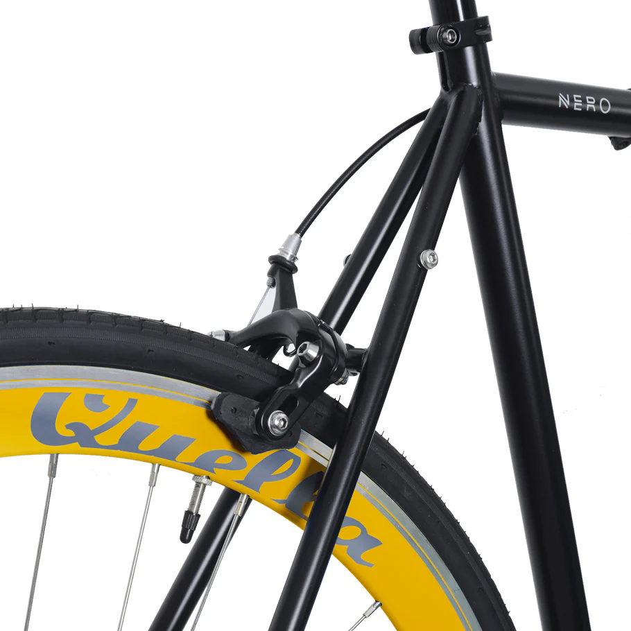 Nero Courier Yellow Single Speed Bike - Image 4