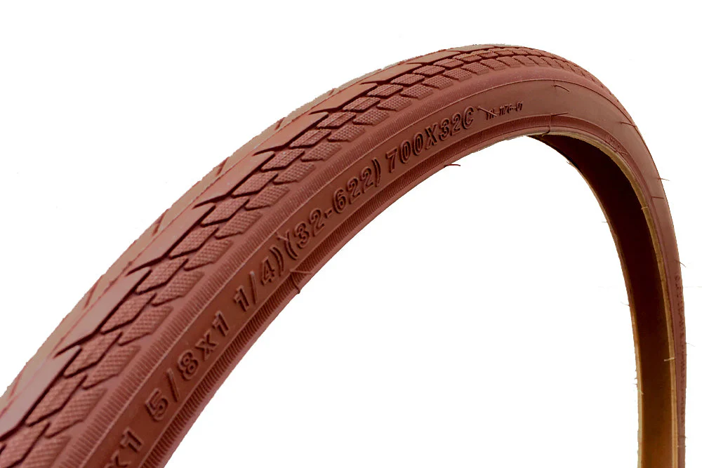 Quella Puncture Protection Tyres Brown 700 x 32C (Per tyre)