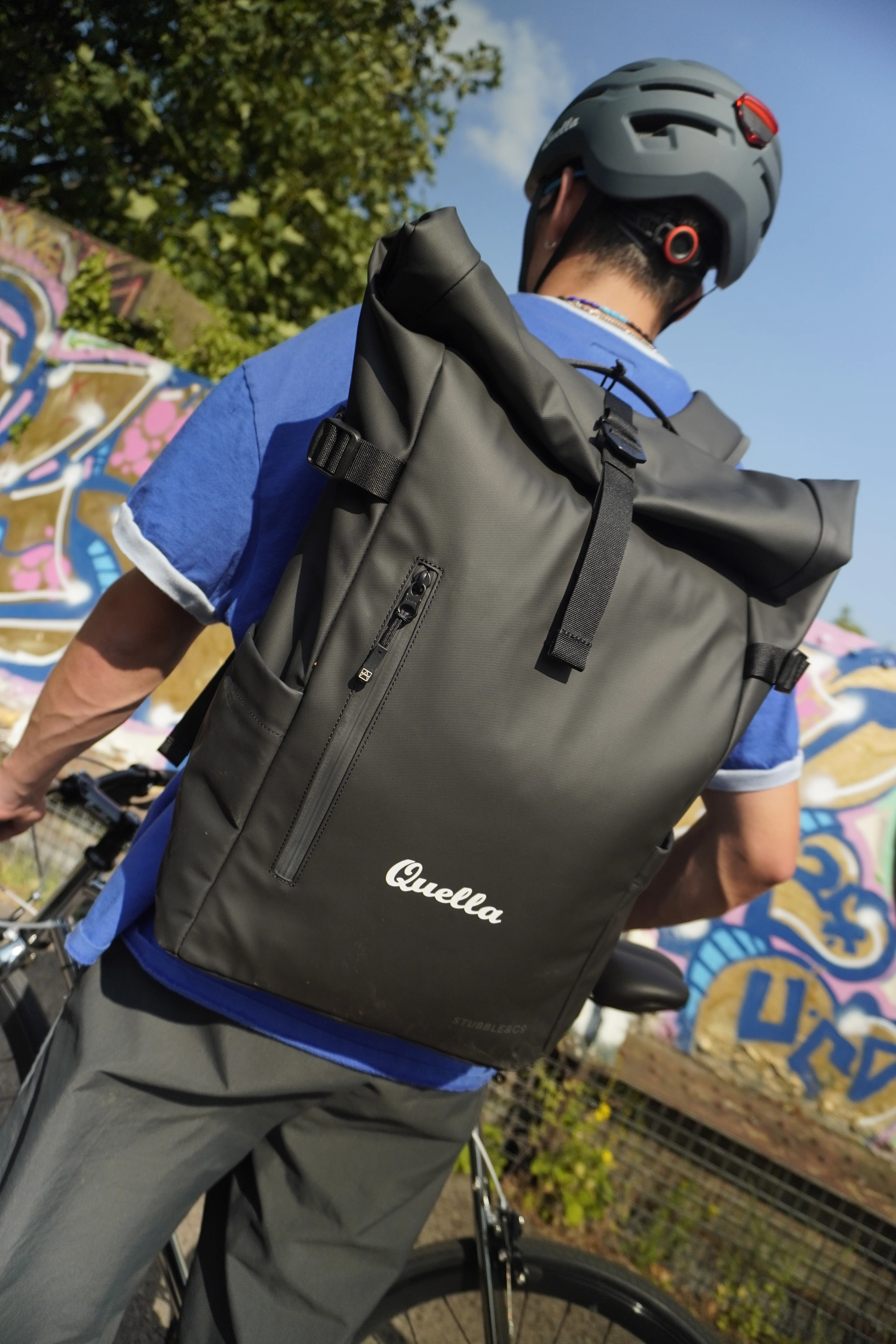 Quella x Stubble - 20L Roll Top Backpack - Image 2