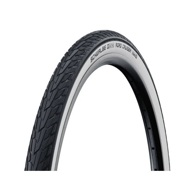 Schwalbe 700 X 25c Road Cruiser Tyres - White Wall (Per tyre)