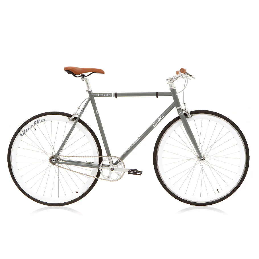 Varsity Edinburgh Classic Single-Speed Bicycle - White - Image 6